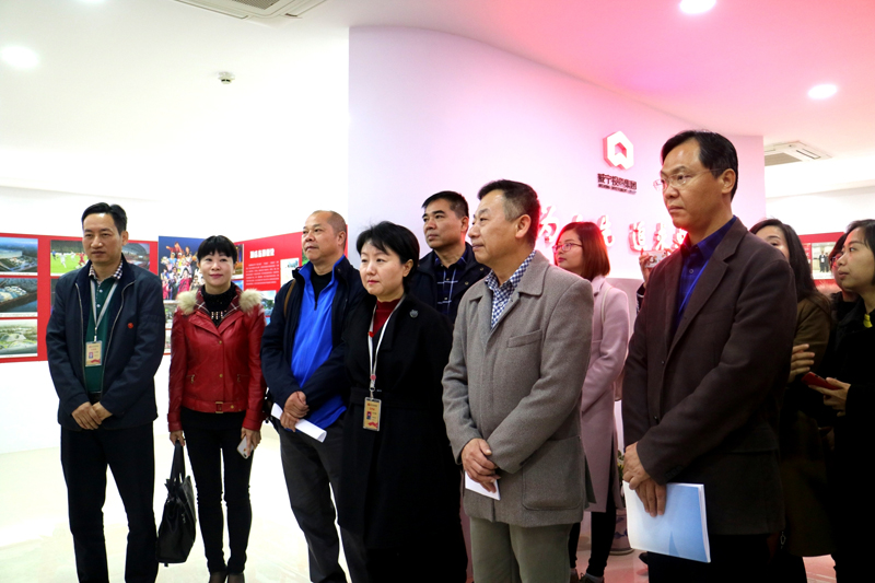 南宁国际会展公司组织员工赴威宁投资集团参观学习交流