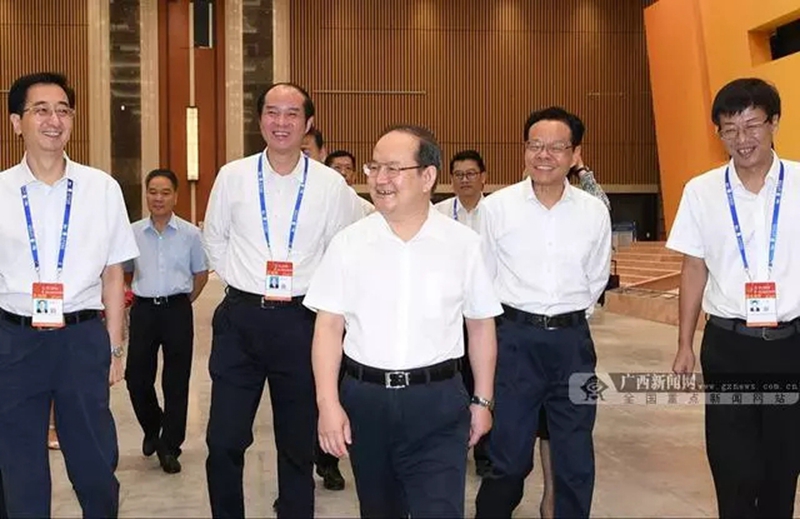 鹿心社、陈武检查第15届东博会、峰会筹备工作